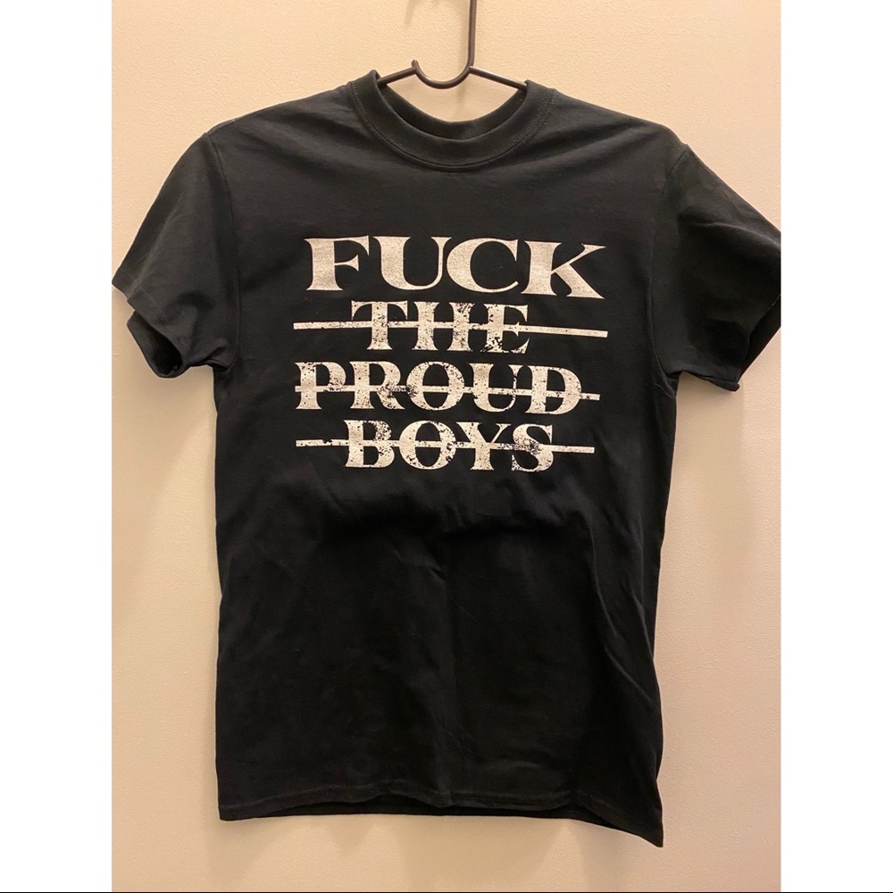 Fuck The Proud Boys Shirt Punk Rock Anarcho ANTIFA ACAB